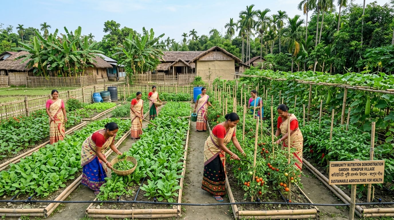 Community Nutrition Gardens and Kitchen Gardens